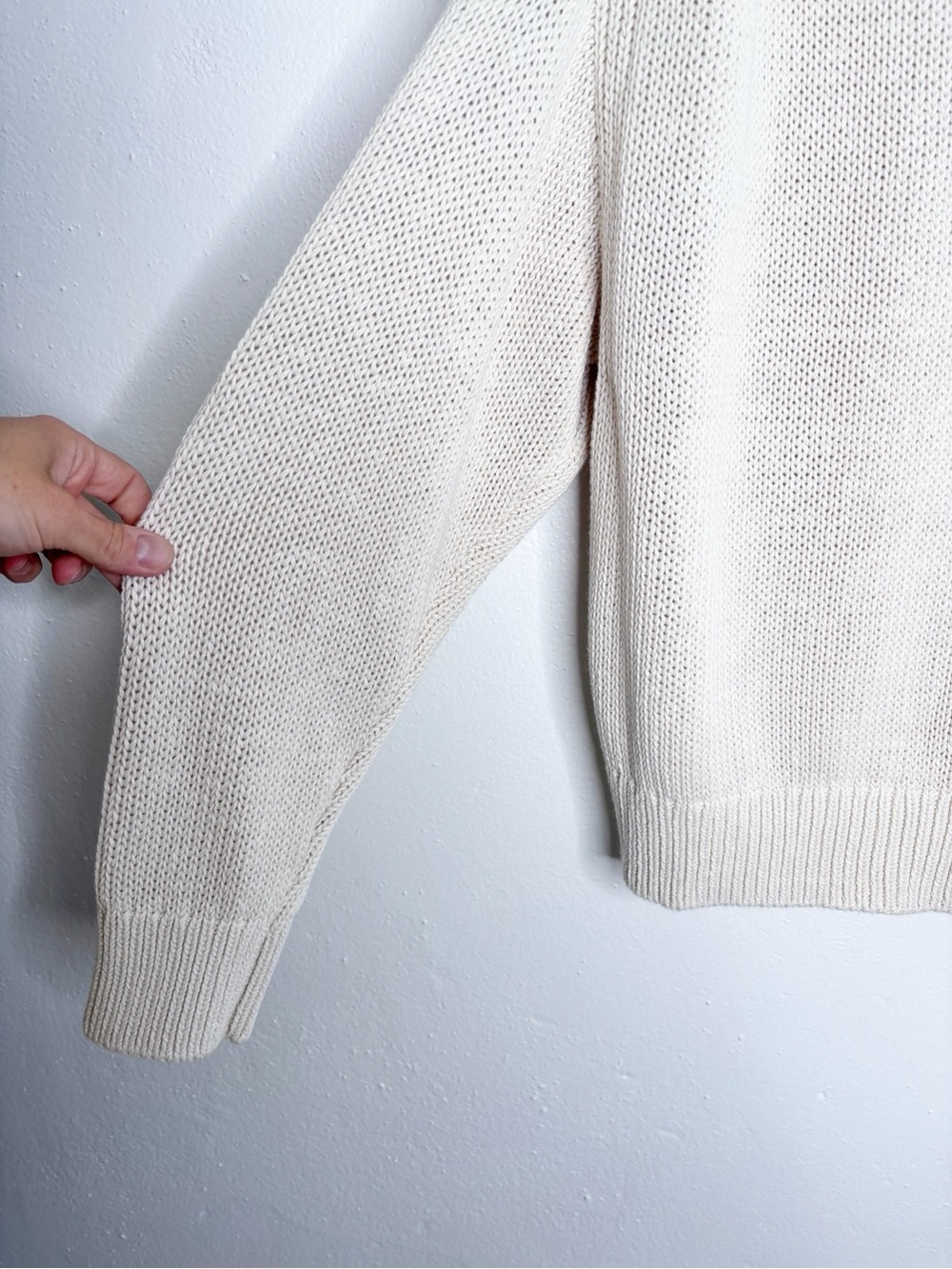 J.Crew Relaxed V-Neck Sweater 100% Cotton Size L NWT - Picture 12 of 12